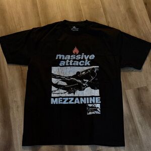 Massive Attack Mezzanine Graphic Tee - Black NWOT